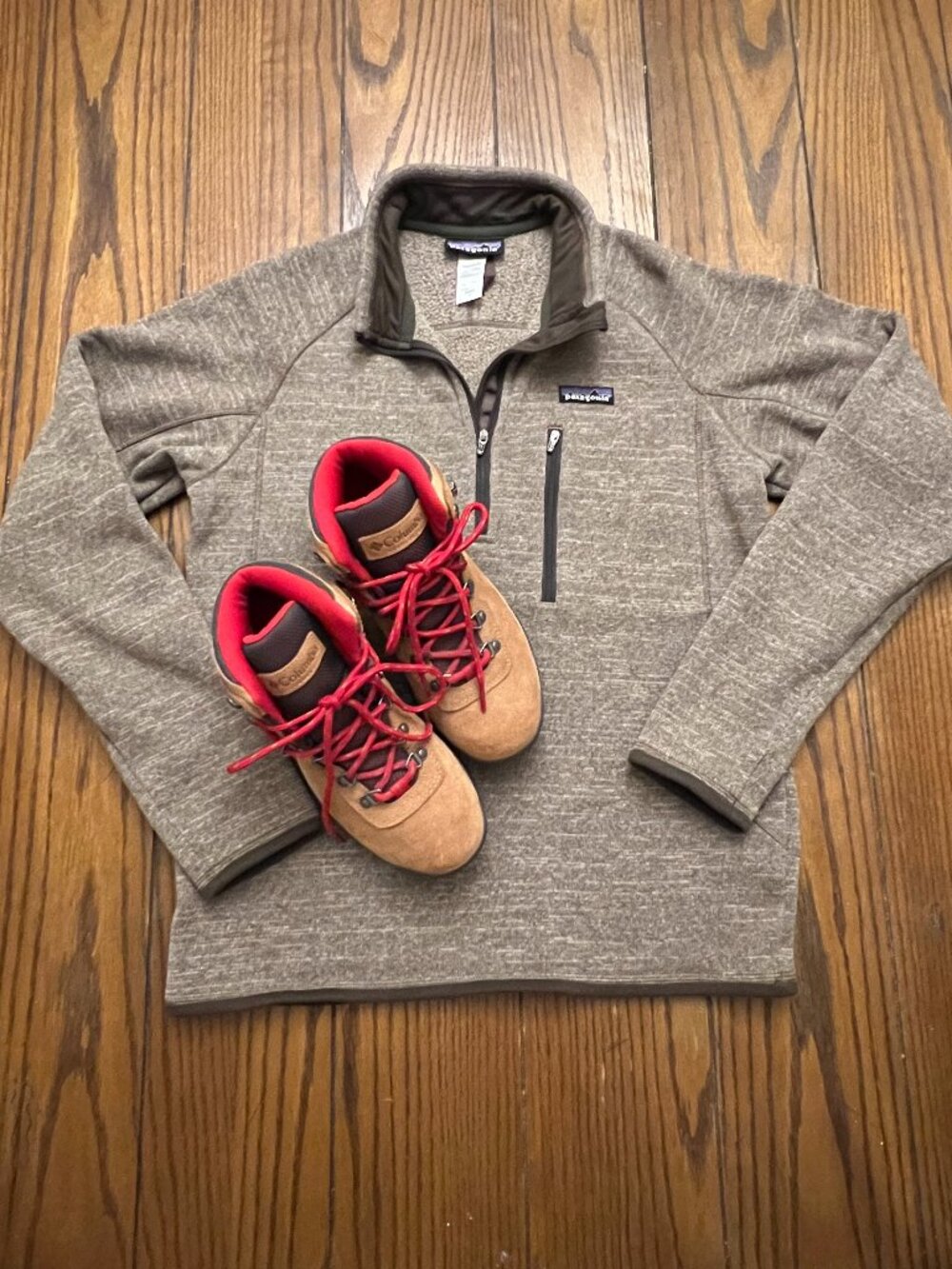 Patagonia Men’s Better Sweater 1/4 Zip Small Brown